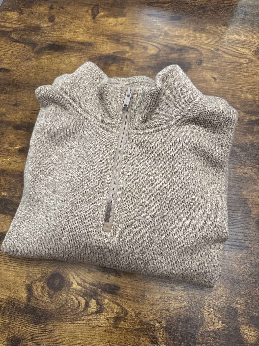 Old Navy Men's Half-Zip Sweater - Brown Heather